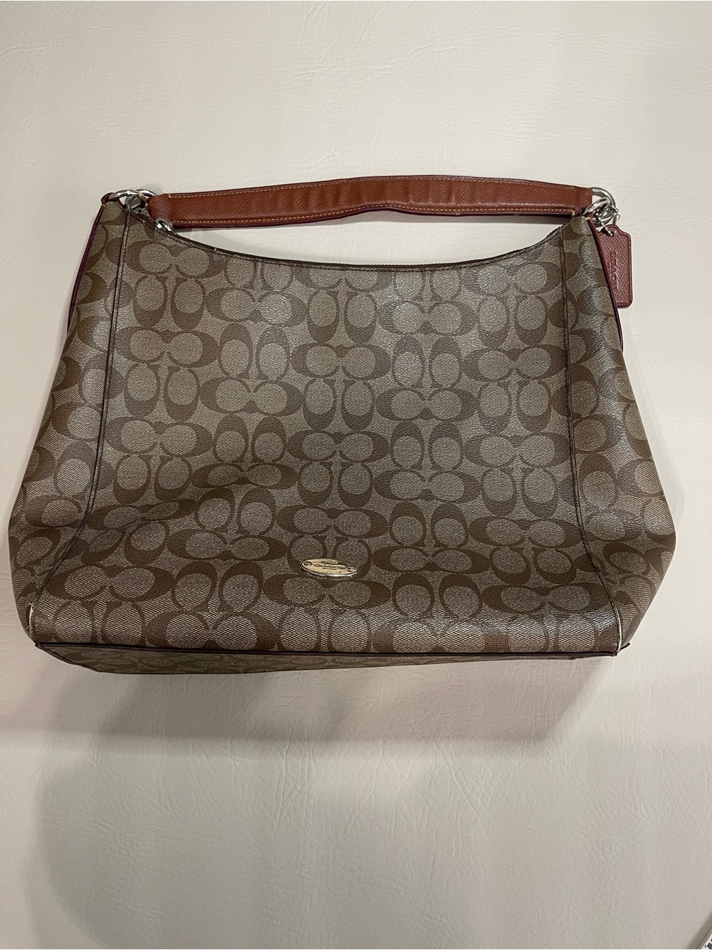 COACH Celeste Signature Hobo Crossbody READ